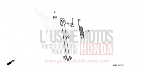 BEQUILLE XR100R2 de 2002